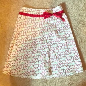 Pinup Style Cherry A-Line Skirt, size 9
